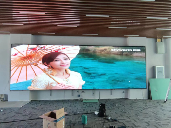 源汇P1.53led小间距屏安装案例